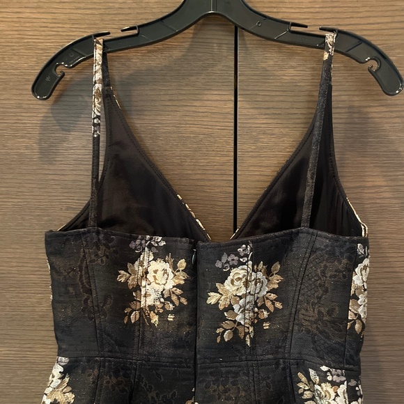 ERDEM black Doris midi dress size 6 - Picture 7 of 14